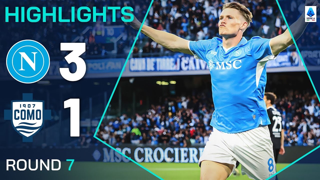 #ไฮไลท์ฟุตบอล [ นาโปลี 3 - 1 โคโม่ ] กัลโช่ เซเรียอา อิตาลี 2024/5.10.67