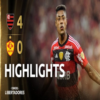 #ไฮไลท์ฟุตบอล [ ฟลาเมงโก้ 4 - 0 เดปอร์ติวา ออกาส ] โคปา ลิเบอร์ตาดอเรส 2023