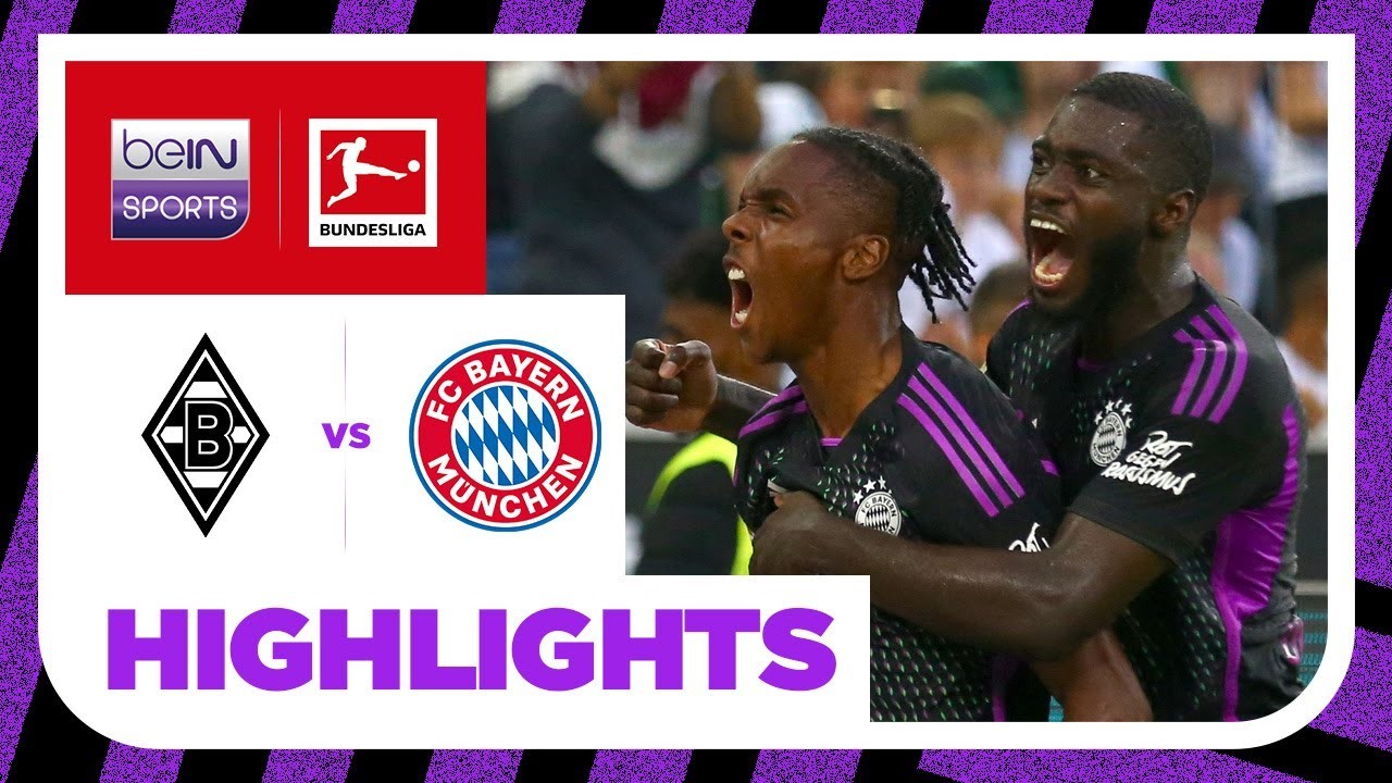 #ไฮไลท์ฟุตบอล [ โบรุสเซีย มึนเช่นกลัดบัค 1 - 2 บาเยิร์น มิวนิค ] บุนเดสลีก้า เยอรมัน 2023