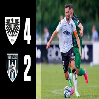 #ไฮไลท์ฟุตบอล [ พรูเบน มุนสเตอร์ 4 - 2 เฮราเคิ่ลส์ อัลมีโร่ ] กระชับมิตร สโมสร