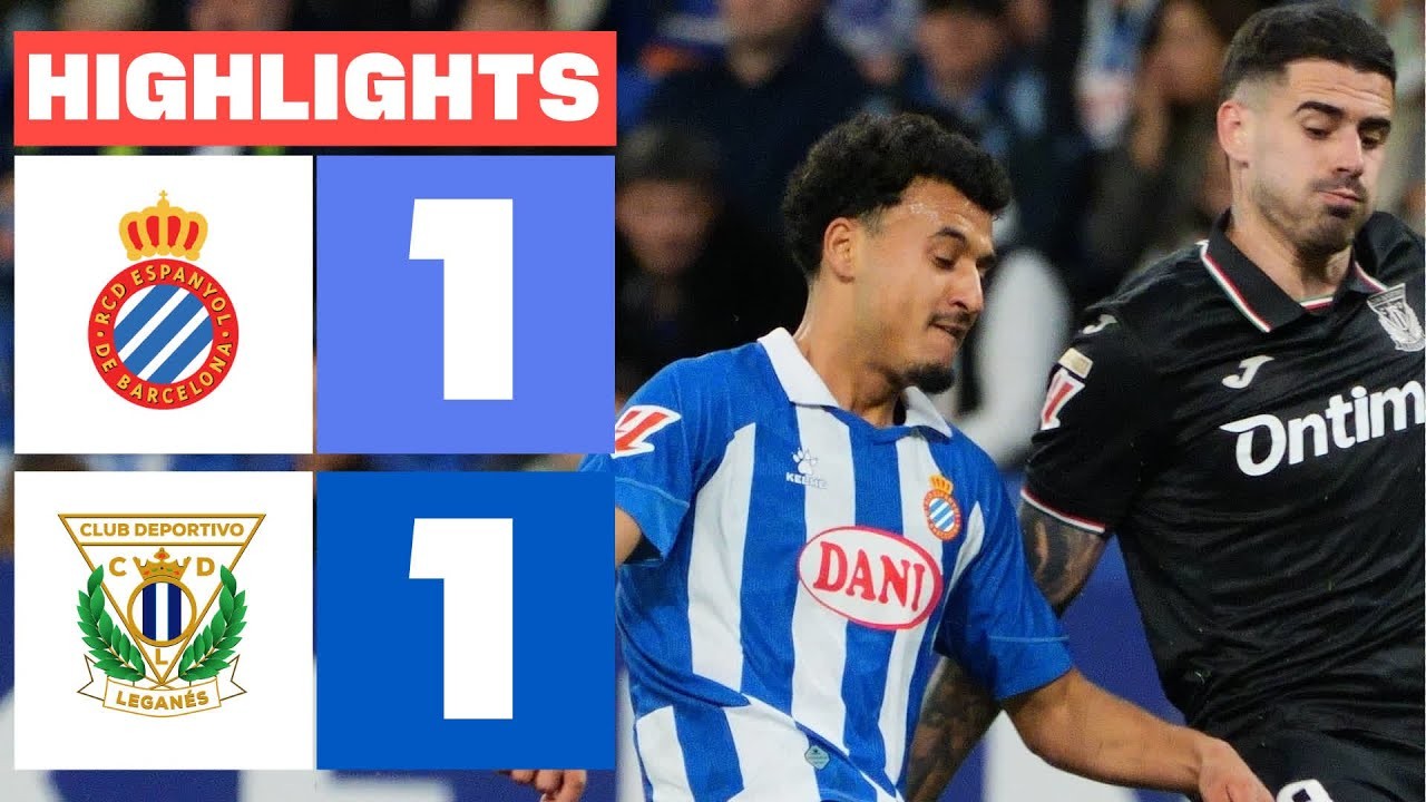 #ไฮไลท์ฟุตบอล [ เอสปันญ่อล 1 - 1 เลกาเนส ] ลาลีก้า สเปน 2025/12.1.68