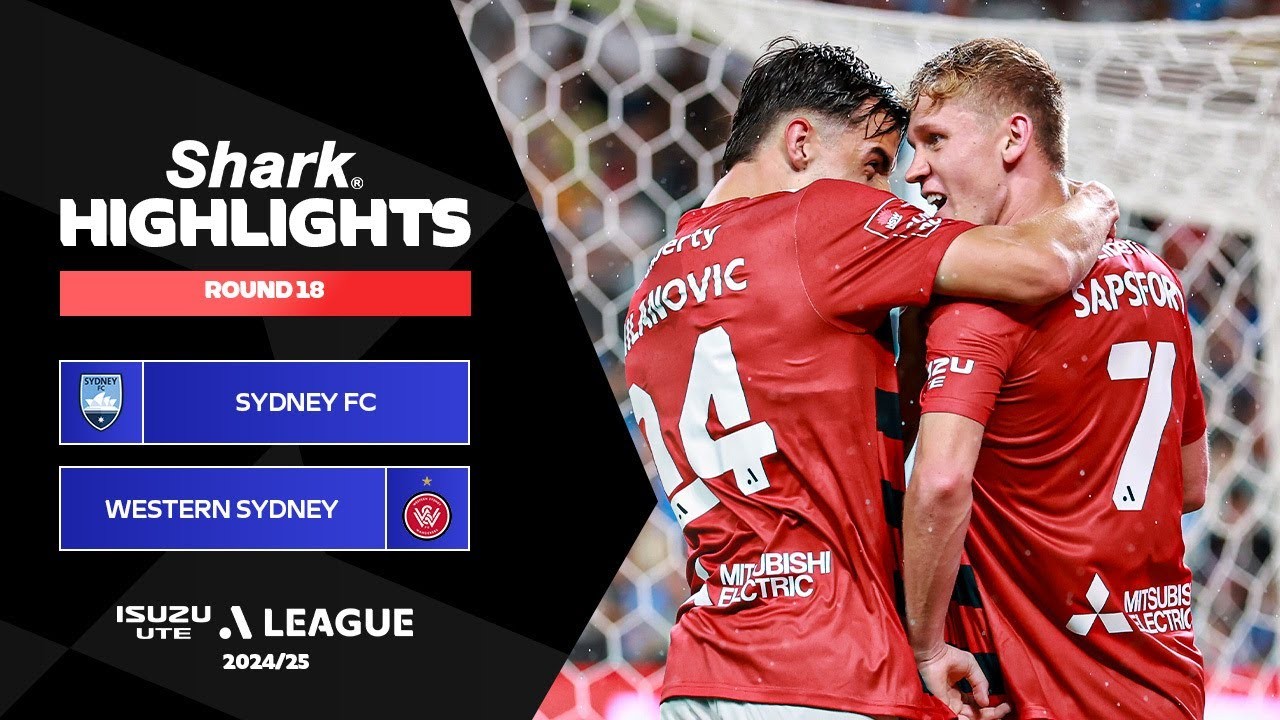 #ไฮไลท์ฟุตบอล [ ซิดนีย์ เอฟซี 3 - 3 เวสเทิร์น ซิดนีย์ วันเดอเรอร์ส ] เอลีก ออสเตรเลีย 2025/8.2.68