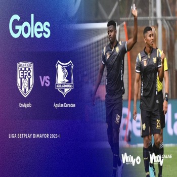 #ไฮไลท์ฟุตบอล [ เอ็นบิกาโด 1 - 2 อากีลาส โดราดาส ] โคลอมเบีย พรีเมร่า เอ 2023