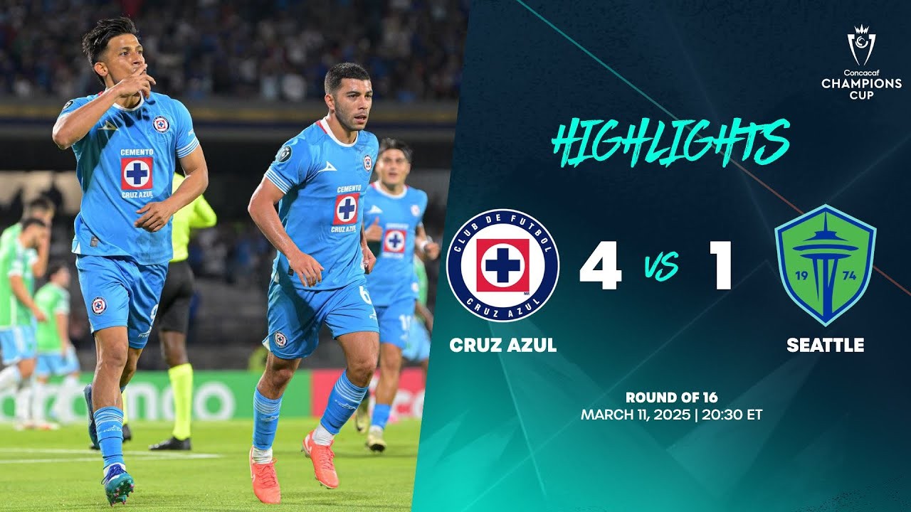 #ไฮไลท์ฟุตบอล [ ครูซ อาซูล 4 - 1 ซีแอตเทิ่ล ซาวน์เดอร์ส ] คอนคาเคฟ แชมเปี้ยนส์ คัพ 2025/12.3.68