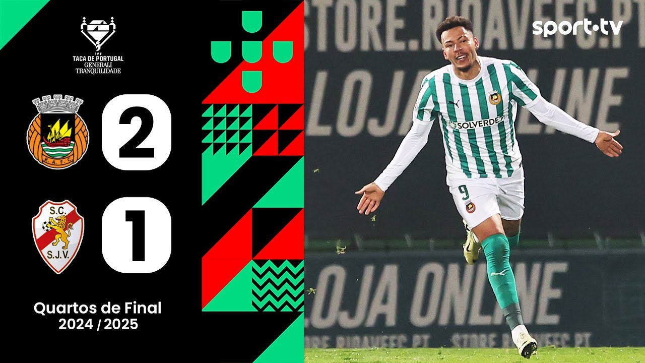 #ไฮไลท์ฟุตบอล [ ริโอ อาฟ 2 - 1 เซาน์โจอาโอ เดอ แวร์ ] โปรตุเกส คัพ 2025/7.2.68