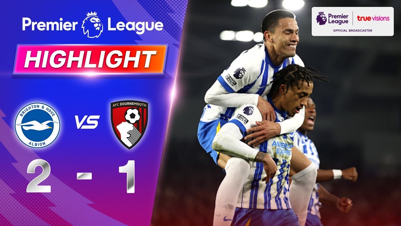 #ไฮไลท์ฟุตบอล [ ไบรท์ตัน 2 - 1 บอร์นมัธ ] พรีเมียร์ลีก อังกฤษ 2025/26.2.68