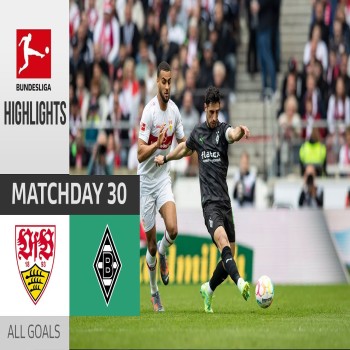 ไฮไลท์ฟุตบอล! สตุ๊ตการ์ต 2 - 1 มึนเช่นกลัดบัค - บุนเดสลีกา เยอรมัน 2022/23