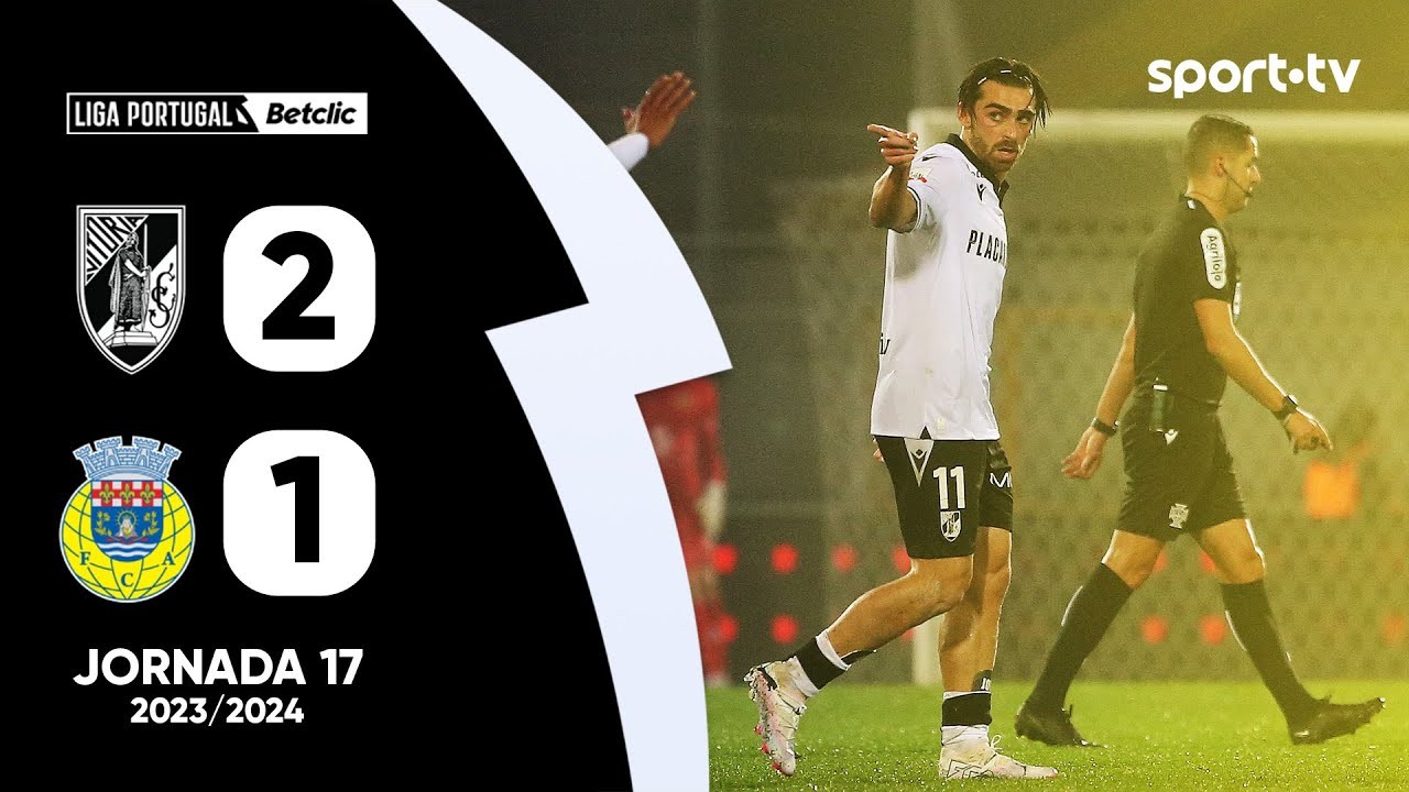 #ไฮไลท์ฟุตบอล [ วิตอเรีย กิมาไรส์ 2 - 1 อารัวก้า ] ลีกา ซาเกรส โปรตุเกส 2024/16.1.67
