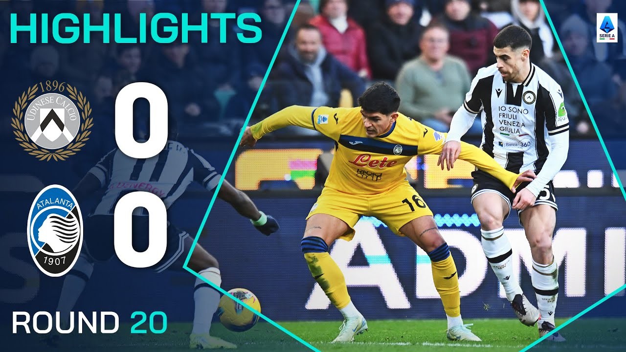 #ไฮไลท์ฟุตบอล [ อูดิเนเซ่ 0 - 0 อตาลันต้า ] กัลโช่ เซเรียอา อิตาลี 2025/12.1.68