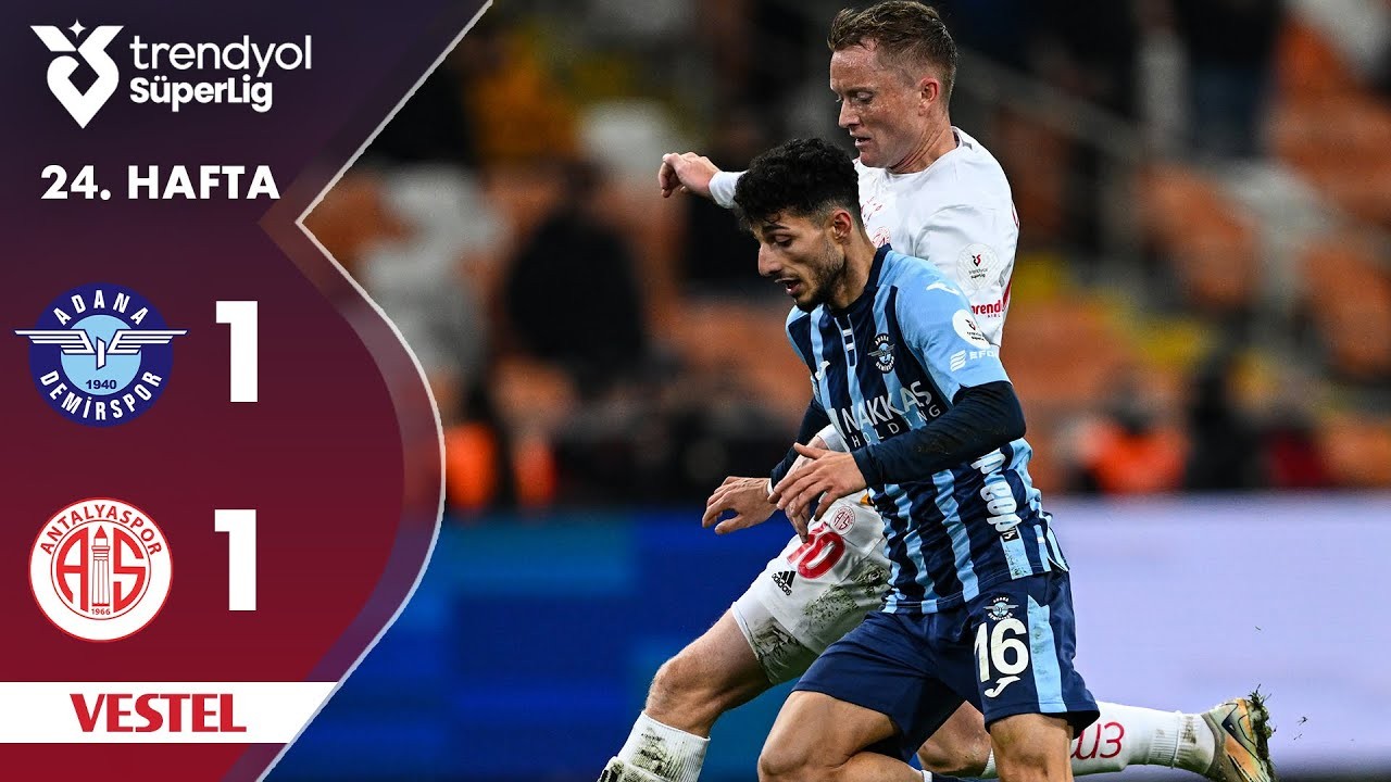 #ไฮไลท์ฟุตบอล [ อดาน่า เดมิร์สปอร์ 1 - 1 อันตัลยาสปอร์ ] ตุรกี ซุปเปอร์ลีก 2025/15.2.68
