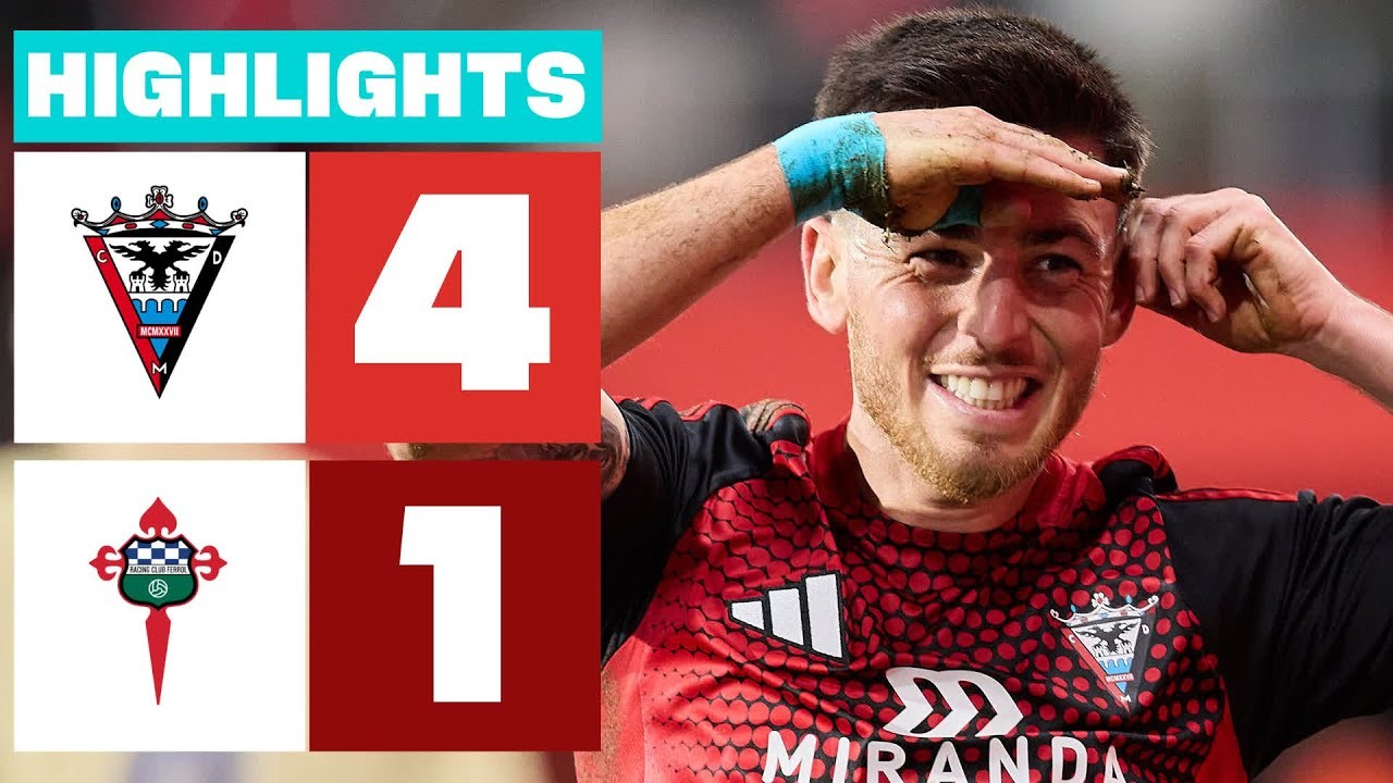 #ไฮไลท์ฟุตบอล [ มิรานเดส 4 - 1 เรซซิ่ง เดอ เฟอรอล ] อเดลันเต้ สเปน 2025/15.2.68