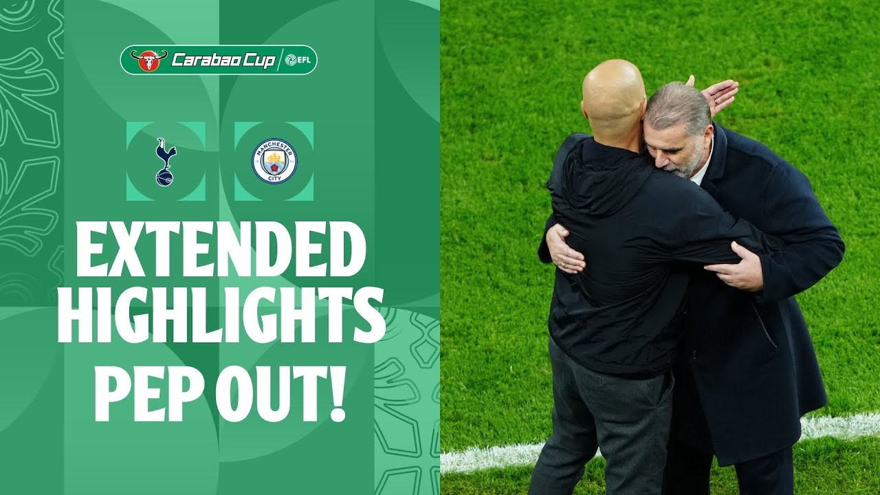 #ไฮไลท์ฟุตบอล [ ท็อตแน่ม ฮ็อตสเปอร์ส 2 - 1 แมนเชสเตอร์ ซิตี้ ] อังกฤษ คาราบาว คัพ 2024/31.10.67