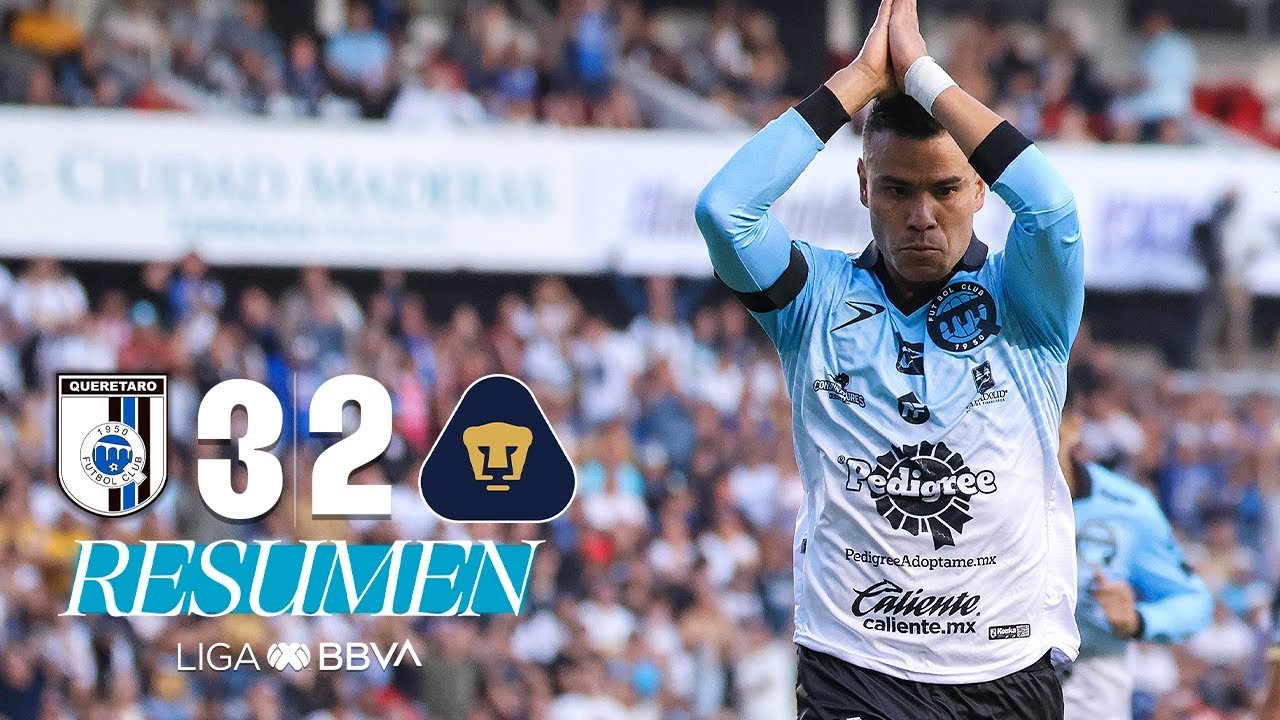 #ไฮไลท์ฟุตบอล [ กัวเรตาโร่ เอฟซี 3 - 2 พูมาส ยูนัม ] เม็กซิโก พรีเมร่า ดิวิชั่น 2025/20.1.68