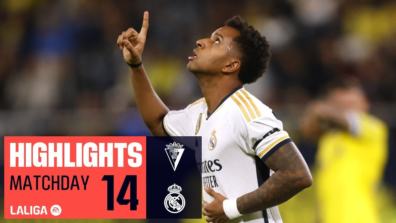 #ไฮไลท์ฟุตบอล [ กาดิซ 0 - 3 เรอัล มาดริด ] ลาลีก้า สเปน 2023/27.11.66