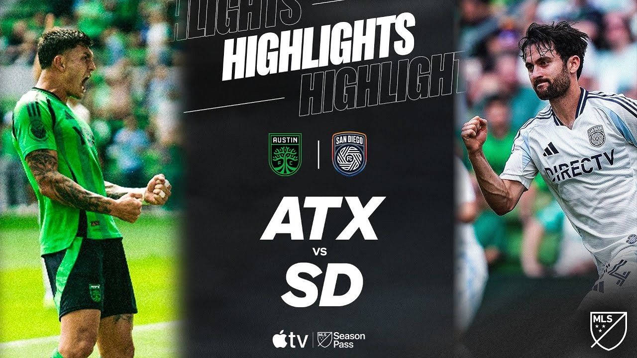 #ไฮไลท์ฟุตบอล [ ออสติน เอฟซี 2 - 1 ซานดิเอโก้ เอฟซี ] ยูเอสเอ เมเจอร์ลีก ซอคเกอร์ 2025/24.3.68