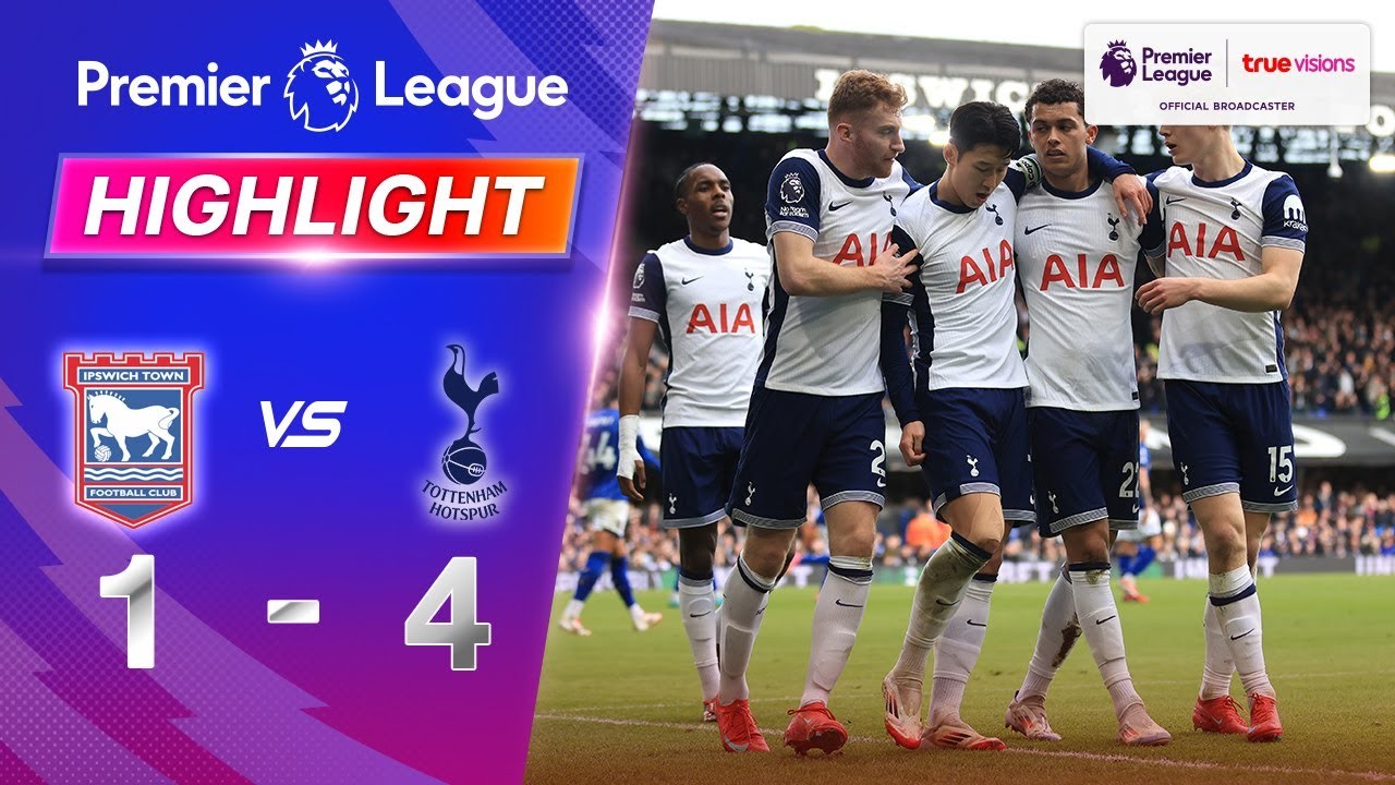 #ไฮไลท์ฟุตบอล [ อิปสวิช ทาวน์ 1 - 4 ท็อตแน่ม ฮ็อตสเปอร์ส ] พรีเมียร์ลีก อังกฤษ 2025/23.2.68