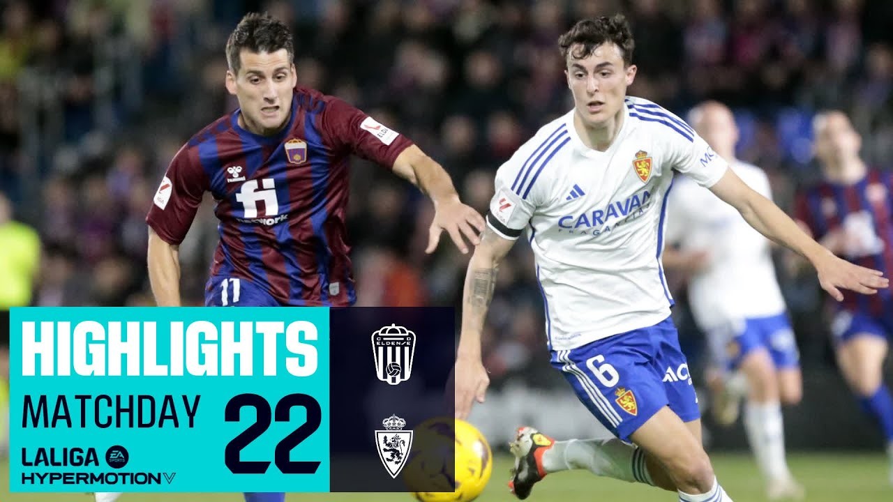 #ไฮไลท์ฟุตบอล [ เอลเดนเซ่ 1 - 1 เรอัล ซาราโกซ่า ] อเดลันเต้ สเปน 2024/16.1.67