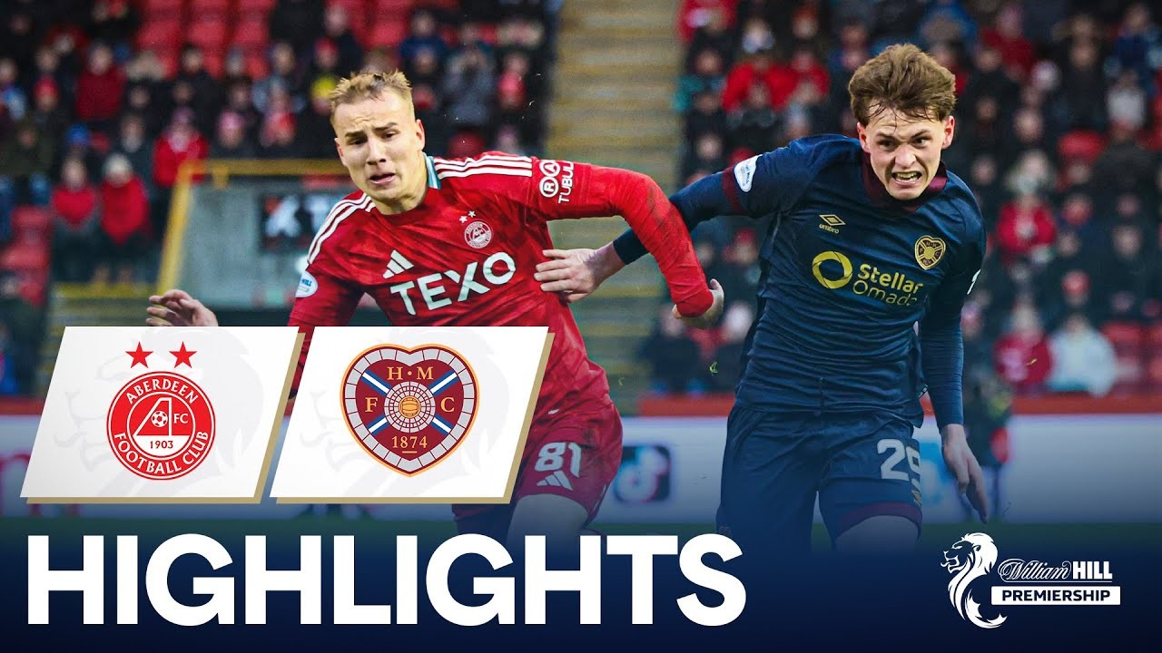 #ไฮไลท์ฟุตบอล [ อเบอร์ดีน 0 - 0 ฮาร์ท ] สก็อตแลนด์ พรีเมียร์ลีก 2025/13.1.68