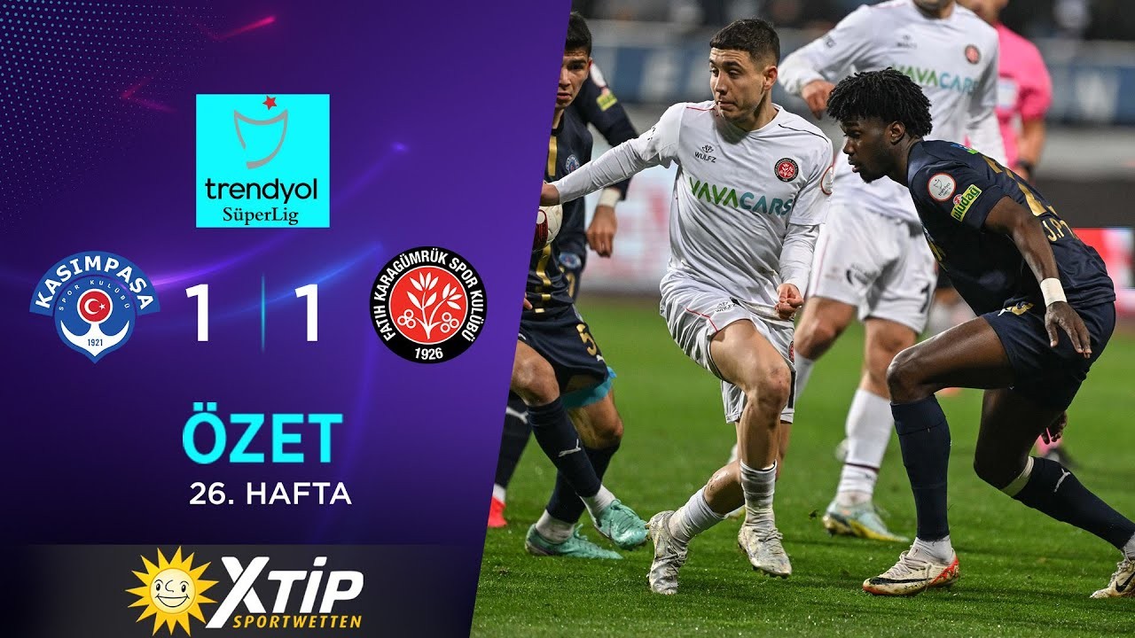 #ไฮไลท์ฟุตบอล [ คาซิมปาซ่า 1 - 1 คารากูมรัค ] ตุรกี ซุปเปอร์ลีก 2024/17.2.67