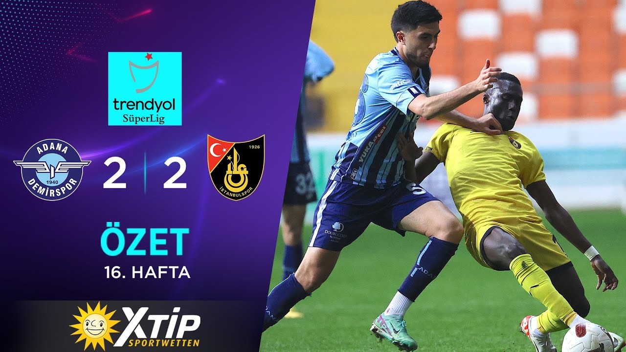 #ไฮไลท์ฟุตบอล [ อดาน่า เดมิร์สปอร์ 2 - 2 อิสตันบูลสปอร์ ] ตุรกี ซุปเปอร์ลีก 2024/11.1.67