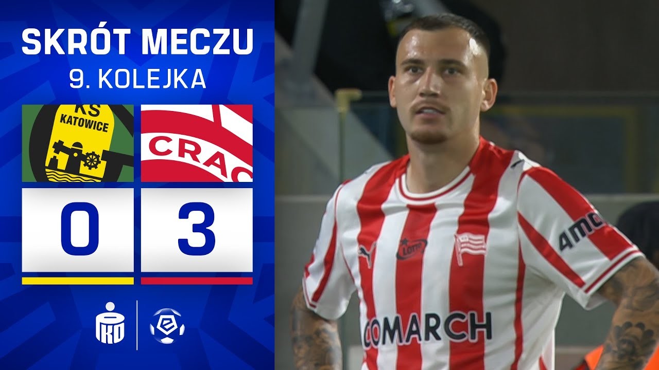 #ไฮไลท์ฟุตบอล [ จีเคเอส คาโตวีตเซ่ 0 - 3 คราโคเวีย คราคอฟ ] โปแลนด์ เอ็คสตรัคลาซ่า 2025/20.9.68