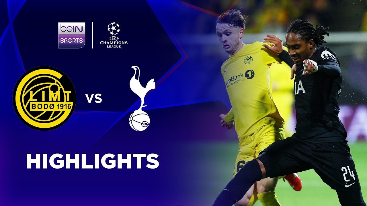 #ไฮไลท์ฟุตบอล [ โบโด กลิมท์ 2 - 2 ท็อตแน่ม ฮ็อตสเปอร์ส ] ยูฟ่า แชมเปี้ยนส์ ลีก 2025/1.10.68