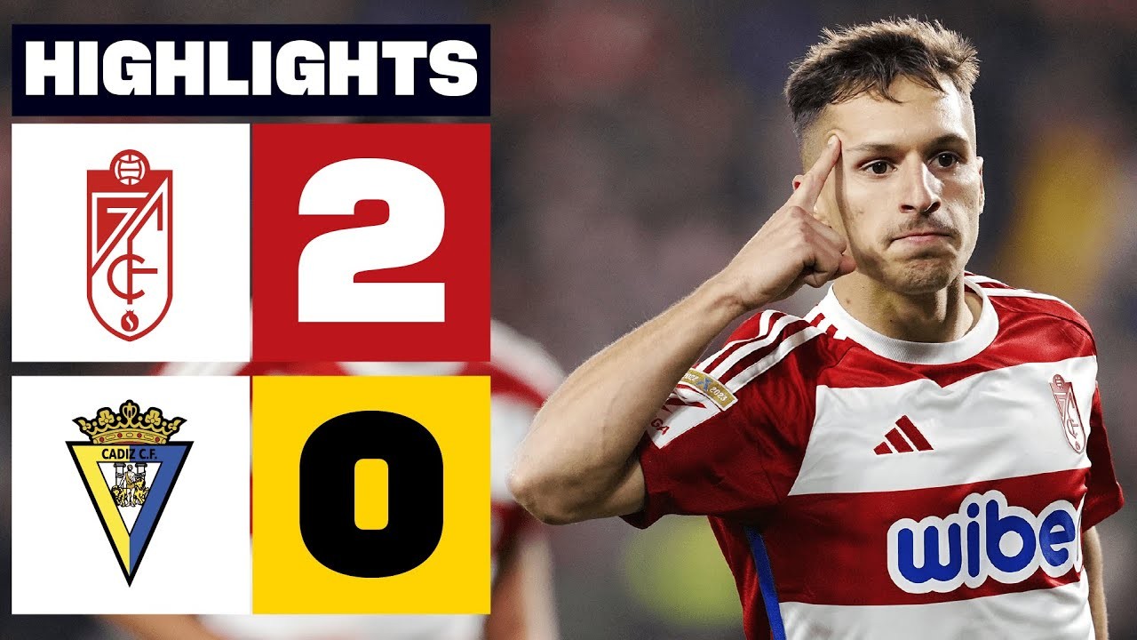 #ไฮไลท์ฟุตบอล [ กรานาด้า 2 - 0 คาดิส ] ลาลีก้า สเปน 2024/4.1.67