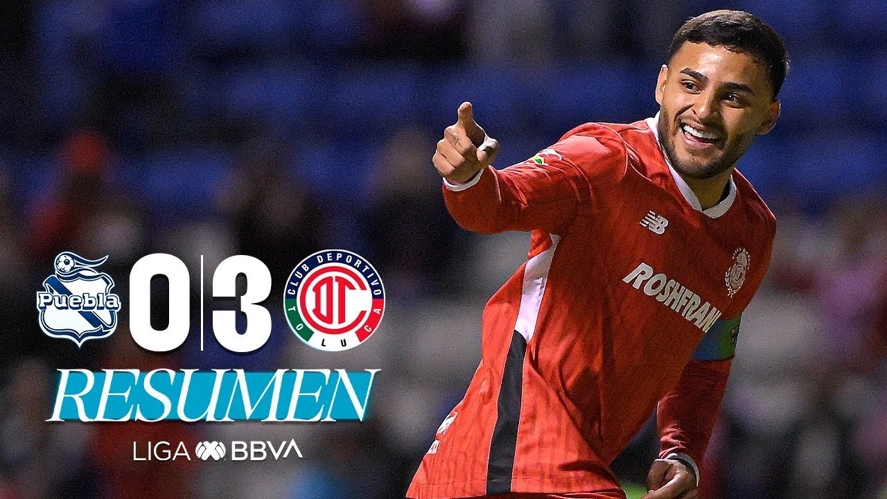 #ไฮไลท์ฟุตบอล [ พูอีบลา 0 - 3 โตลูก้า ] เม็กซิโก พรีเมร่า ดิวิชั่น 2025/15.3.68