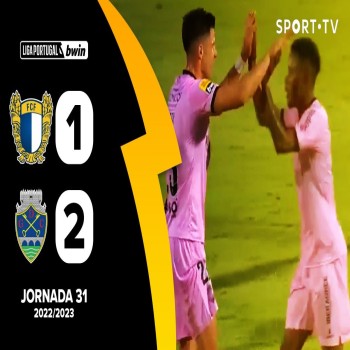 #ไฮไลท์ฟุตบอล [ ฟามาลิเคา 1 - 2 จีดี ชาเวซ ] ลีกา ซาเกรส โปรตุเกส 2022/23