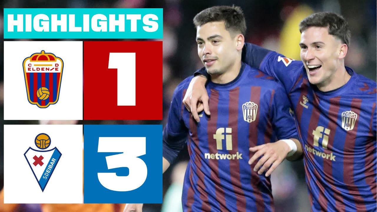 #ไฮไลท์ฟุตบอล [ เอลเดนเซ่ 1 - 3 เออิบาร์ ] อเดลันเต้ สเปน 2025/14.1.68