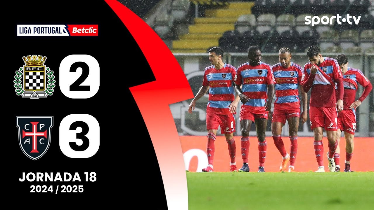 #ไฮไลท์ฟุตบอล [ เบาวิสต้า 2 - 3 คาซ่า เพีย เอซี ] ลีกา ซาเกรส โปรตุเกส 2025/21.1.68