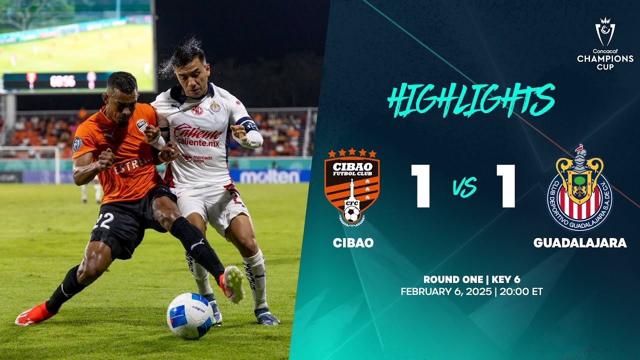 #ไฮไลท์ฟุตบอล [ ซิบาโอ เอฟซี 1 - 1 ชีวาส กัวดาลาจาร่า ] คอนคาเคฟ แชมเปี้ยนส์ คัพ 2025/7.2.68