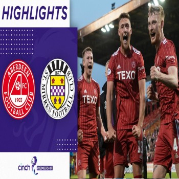 #ไฮไลท์ฟุตบอล [ อเบอร์ดีน 3 - 0 เซนต์ เมียร์เรน ] สก็อตแลนด์ พรีเมียร์ลีก 2022/23