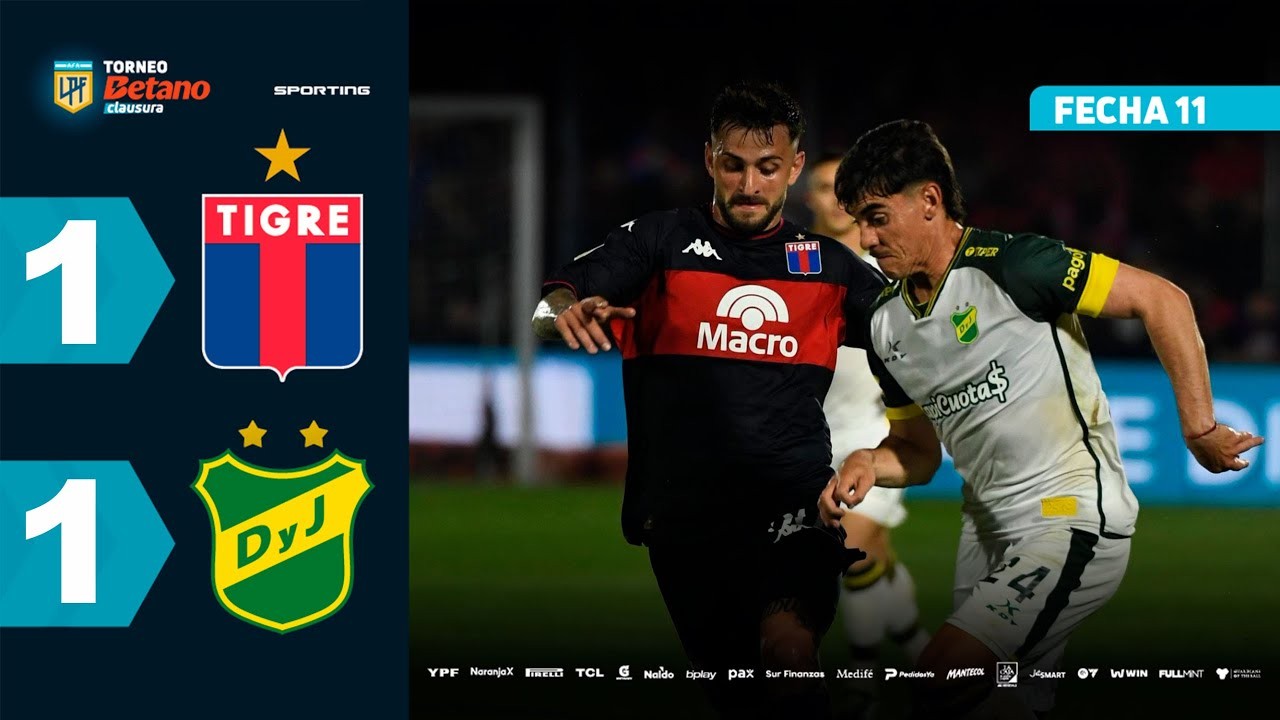 #ไฮไลท์ฟุตบอล [ ติเกร 1 - 1 เดเฟนซา วาย จัสติเชีย ] อาร์เจนติน่า พรีเมียร์ ดิวิชั่น 2025/4.10.68