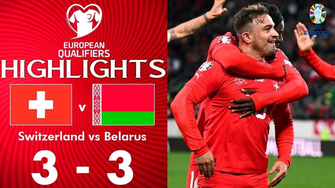 #ไฮไลท์ฟุตบอล [ สวิตเซอร์แลนด์ 3 - 3 เบลารุส ] ฟุตบอลยูโร รอบคัดเลือก 2023/16.10.66